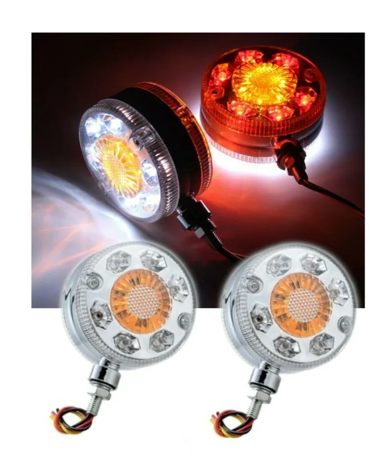 1 брой LED Габарит, Маркер, 3 цвята - 12-24V - За Автомобил, Бус, Камион, Ремарке и др. - 6