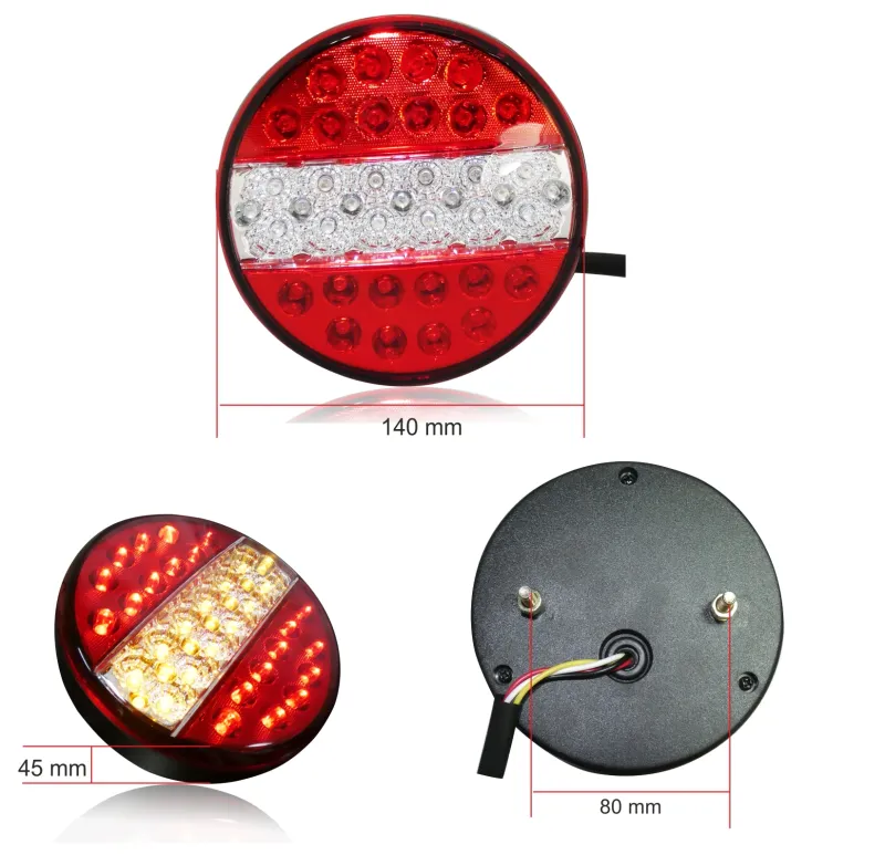 LED Диоден стоп тип хамбургер 12V 24V Волта бус камион ТИР ремарке - 1