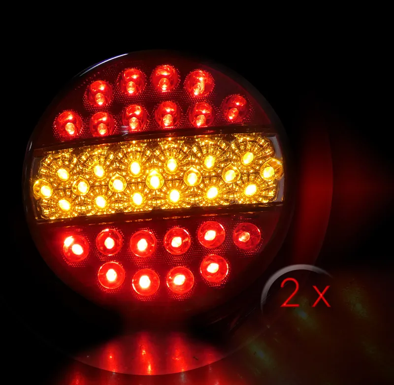 LED Диоден стоп тип хамбургер 12V 24V Волта бус камион ТИР ремарке - 2