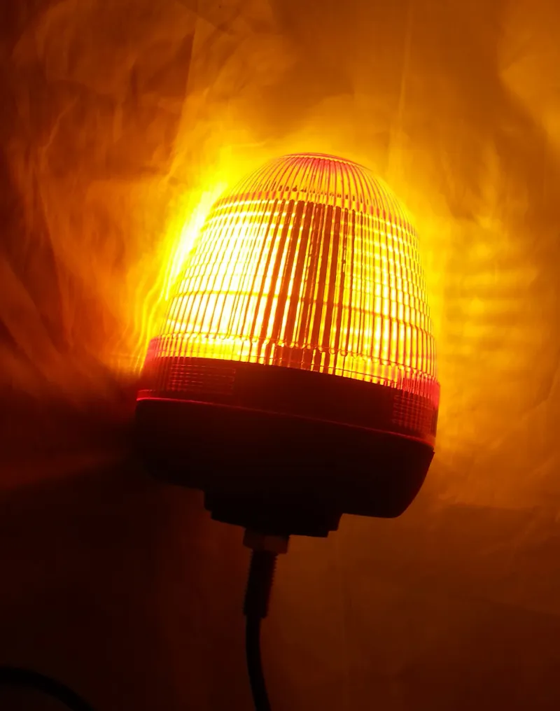 LED ЛЕД Аварийна/сигнална лампа Маяк буркан 12/24V MAR706 - 4