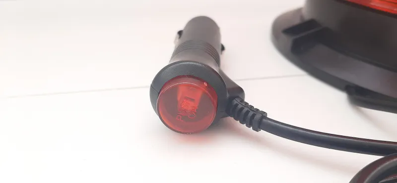 80 LED Лед Сигнална Лампа XL 17cm Аварийна Маяк Буркан 12V 24V С Болтово Захващане - 3