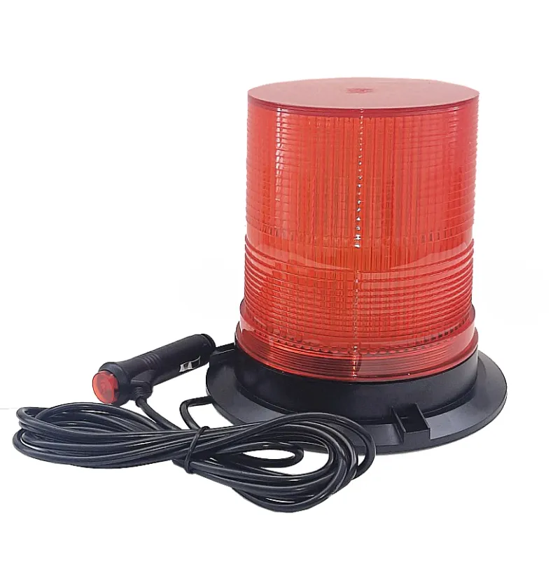 80 LED Лед Сигнална Лампа XL 17cm Аварийна Маяк Буркан 12V 24V С Болтово Захващане - 0