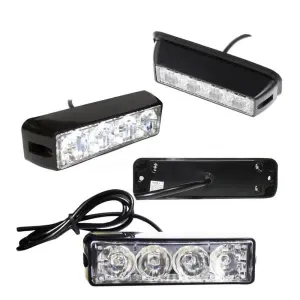 4 LED Аварийна Лампа За Пътна Помощ, Жълта Блиц Светлина, Мигаща! MAR752