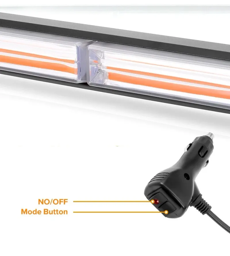30 Cm Сигнална Аварийна Блиц Маяк Led Бар Лампа Пътна Помощ Платформа 12V-24V 36W - 3