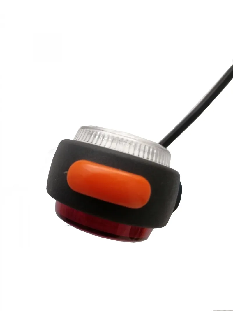1 брой LED ЛЕД светодиоднен габарит, токос, рогче 24V с три светлини бяла,жълта,червена Неон Ефект за ремаркета, платформи, камиони и др. - 11