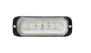 24LED Лед Диоден 12-24V Габарит Маркер Токос + аварийна блиц бяла светлина мигаща за камион бус ван каравана платформа кемпер пътна помощ