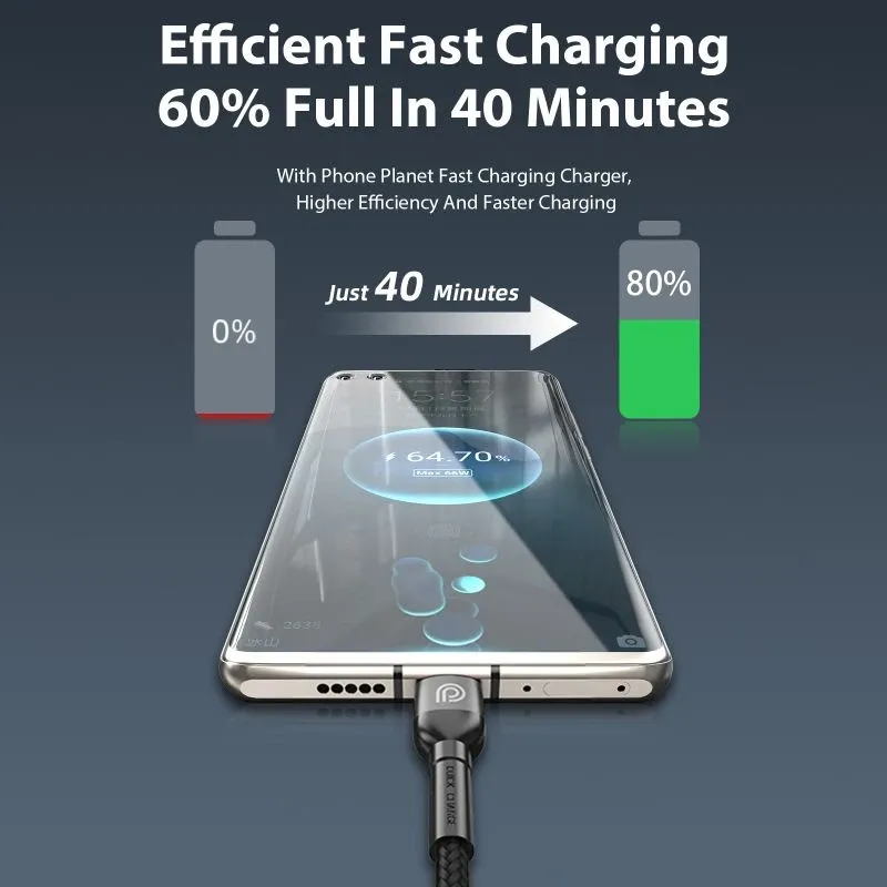 Кабел Phone Planet USB Type-C 2m - 1
