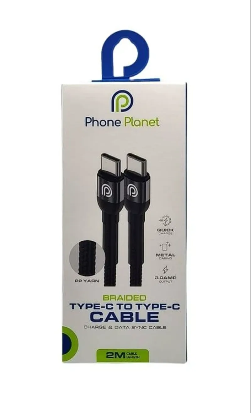 Кабел Phone Planet USB Type-C/Type C 2m - 1