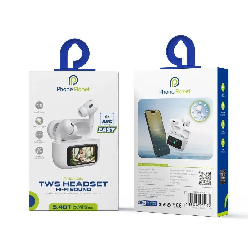 Блутут слушалки Phone Planet с LED дисплей - 5