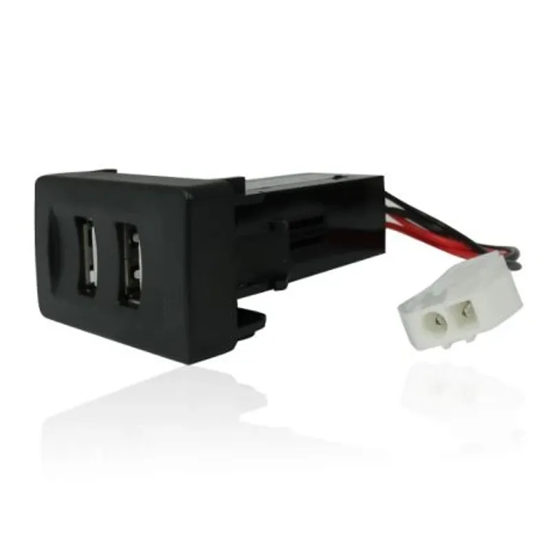 Двойно USB Зарядно за Вграждане за Vw Transporter Транспортер Т4 4.2A - 0