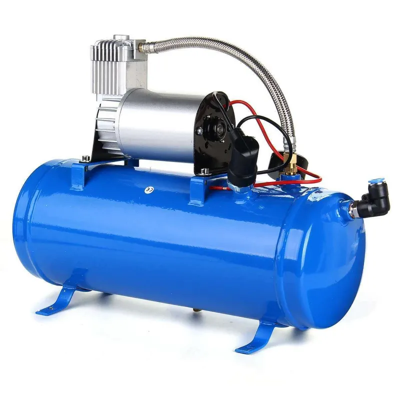 Компресор За Въздух Под Налягане, 12V, 150psi, 8 Бара, 6 литра, За Тромби, Помпене, Боядисване и др. - 2