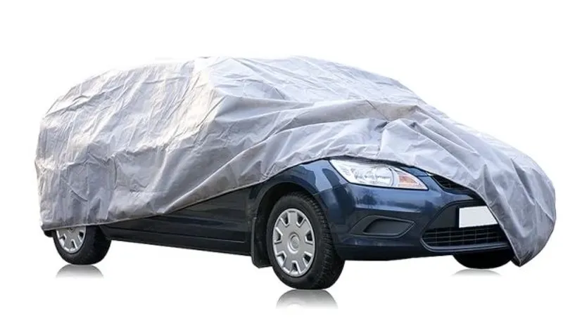 Водоустойчиво висококачествено покривало Perfect за автомобил размер L Л 450 cm x 150 cm сив CarPassion - 4