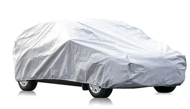 Водоустойчиво висококачествено покривало Perfect за автомобил размер XL ХЛ 150 cm x 485 cm сив CarPassion - 2