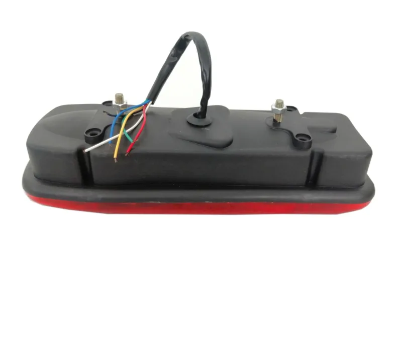 Десен Стоп Задна Светлина За Бус Камион ТИР Ремарке Караванa Платформа, 12V-24V, Тип Рибка С Крушки 6 Функции 35cm x 12 cm - 1
