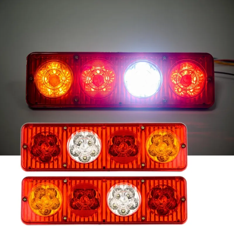 Комплект LED стопове мигач задна светлина 24V за камион бус ТИР, ремарке ST0152 - 0