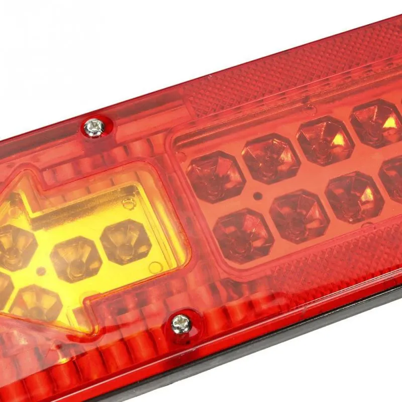 Комплект LED стопове стоп светлина с мигач задна светлина 12v за камион бус ТИР ремарке каравана 29 x 8 cm - 8