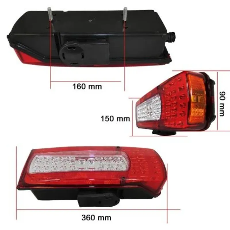 Ляв Стоп LED 24V за Влекач Камион Волво Volvo FH / FM 2012+ - 1
