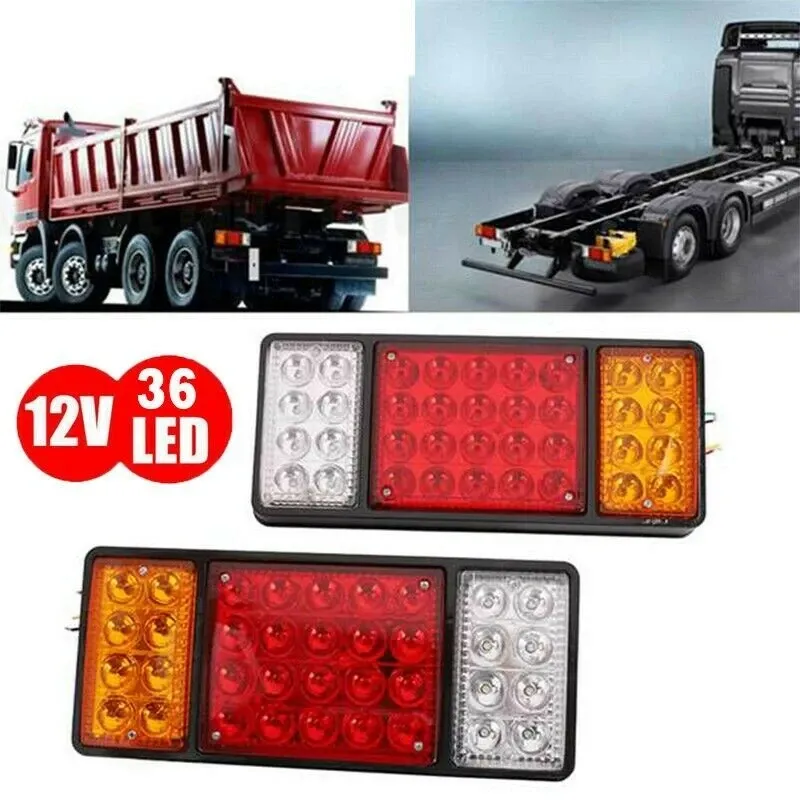 Комплект LED Стопове с 4 Функции - 12V - за ремаркета каравани селскостопански превозни средства - 1