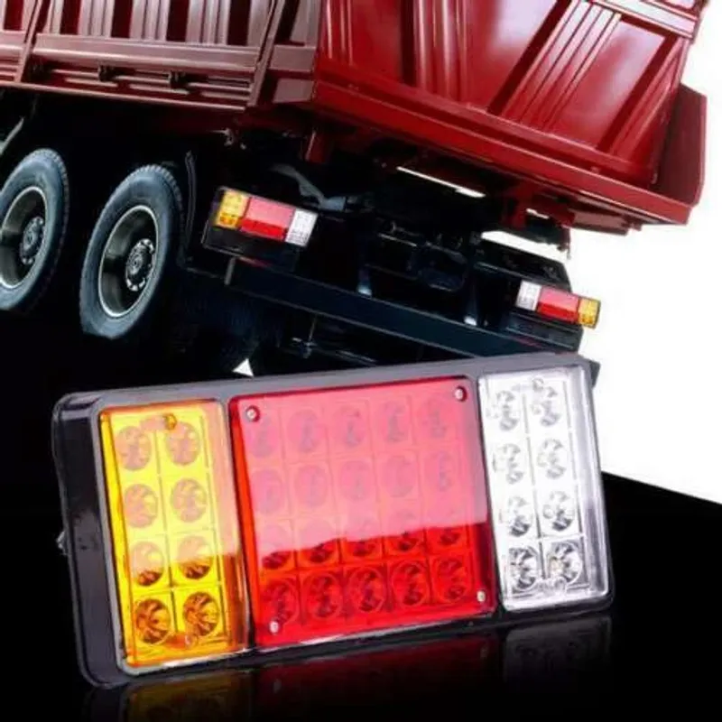 Комплект LED Стопове с 4 Функции - 12V - за ремаркета каравани селскостопански превозни средства - 6