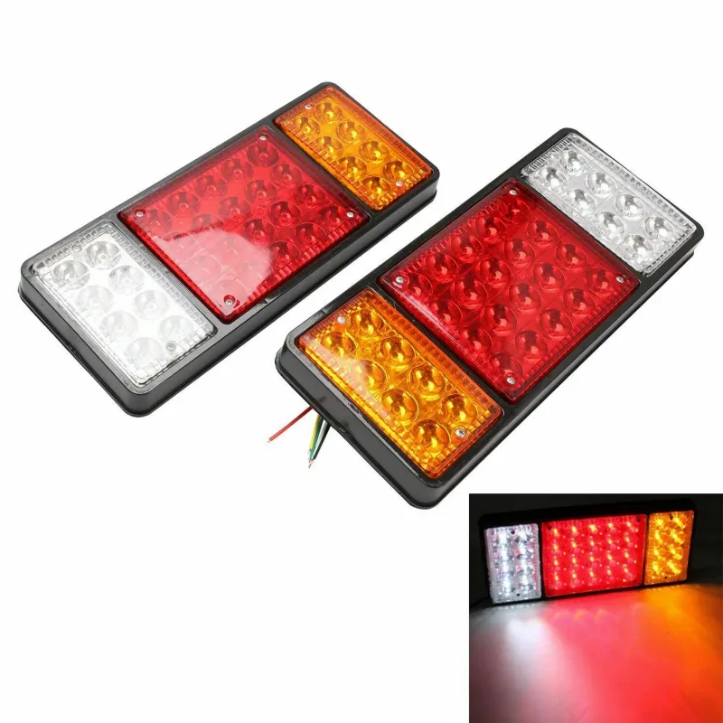 Комплект LED Стопове с 4 Функции - 12V - за ремаркета каравани селскостопански превозни средства - 8