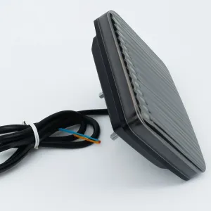 LED оранжев сигнален габарит с 70 диода, 12-24V, опушен