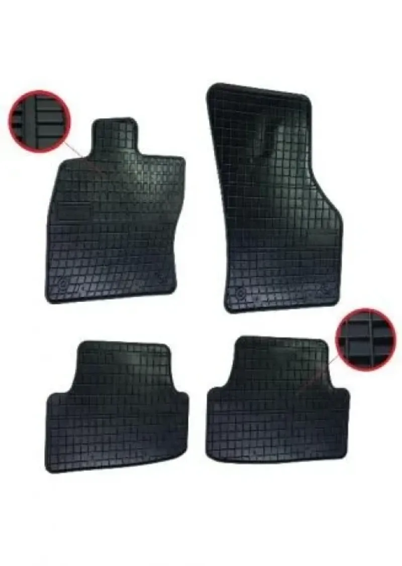 Комплект гумени стелки за Audi A3 2012+ VW Golf 7 Seat Leon - 0